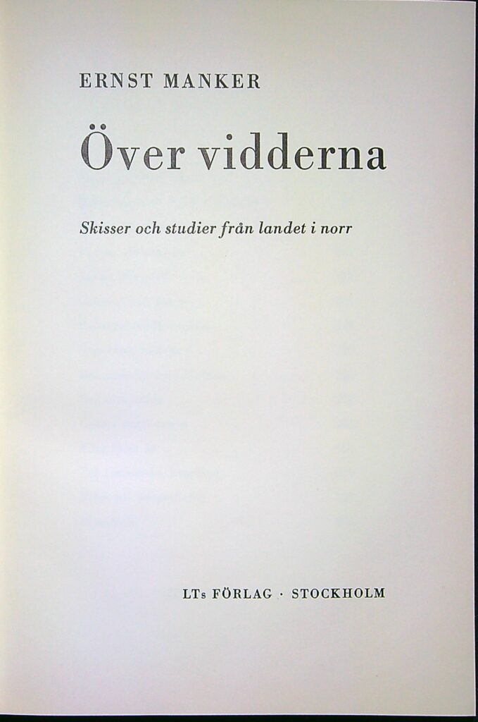 Över vidderna Titelsida