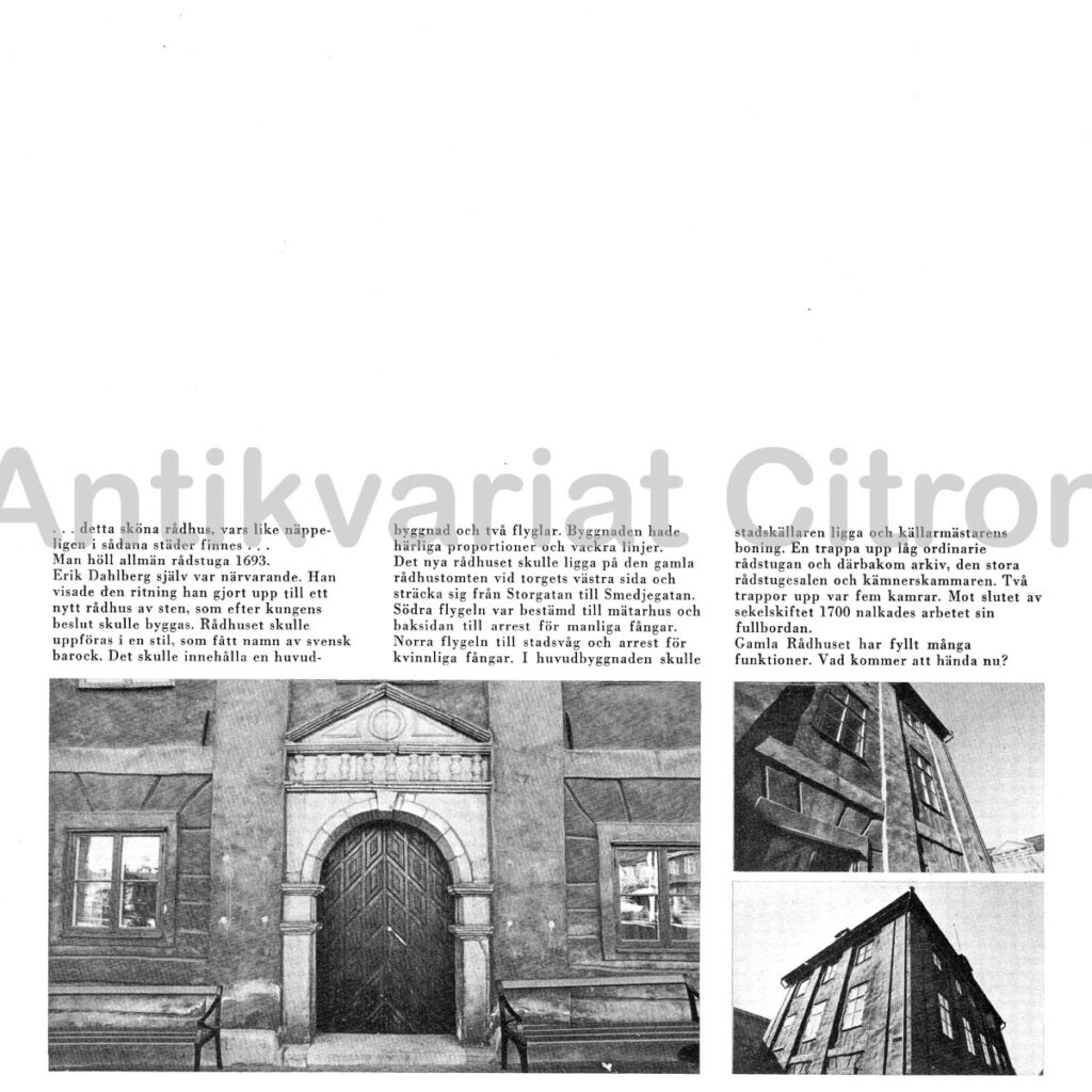 Erik Dahlbergs arkitektur sedd i ovanliga kameravinklar